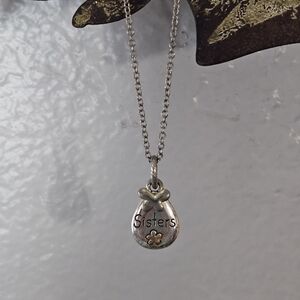 Brighton Sisters Inseparable Reversible Two Tone Small Pendant Necklace